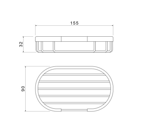 Мыльница-решетка Aquanet AQ4956BG шлифованное золото AQ4956BG