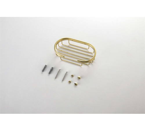 Мыльница-решетка Aquanet AQ4956BG шлифованное золото AQ4956BG