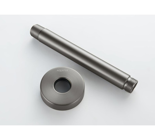 Держатель верхнего душа потолочный Aquanet 150 мм оружейная сталь AQ2171BGM