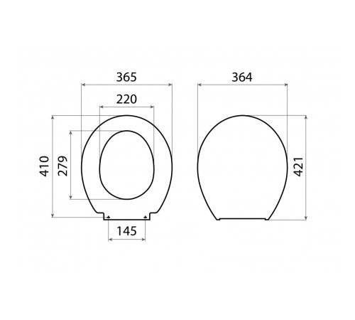 Крышка-сиденье для унитаза Santek Бриз дюропласт 1.WH10.6.901