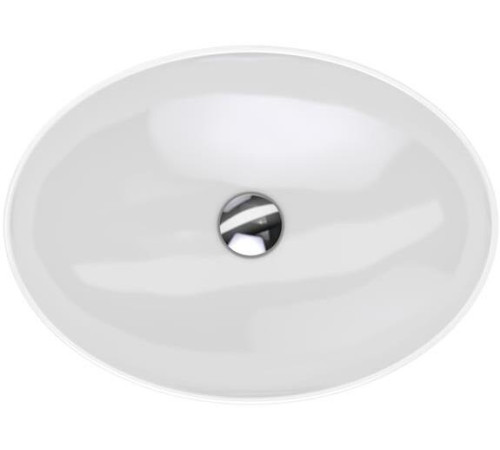 Раковина накладная Geberit VariForm овальная 55х40 см без перелива 500.771.01.2