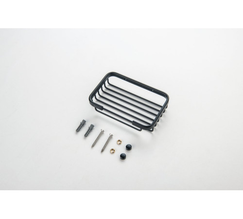 Мыльница-решетка Aquanet AQ4946MB матовый черный AQ4946MB