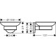 Мыльница Hansgrohe Logis Universal 41715000