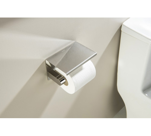 Бумагодержатель с полкой Aquanet Europa AQ4939CR хром AQ4939CR