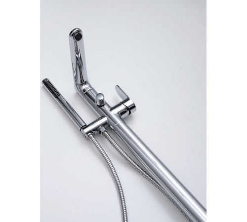 Смеситель для ванны напольный Aquanet Ника хром AQ1845CR