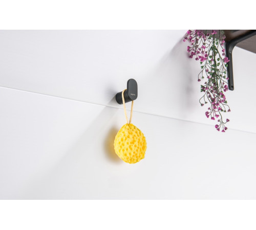 Крючок для полотенец Aquatek Лира матовый черный AQ4425MB