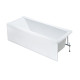 Ванна акриловая прямоугольная Santek САНТОРИНИ 150х70 см белая 1.WH30.2.497