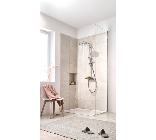 Верхний душ GROHE Tempesta 250 круглый хром/белый 26666000