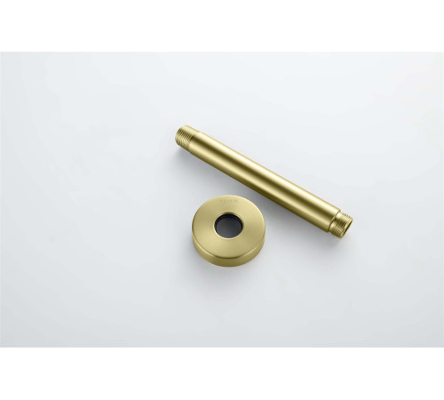 Держатель верхнего душа потолочный Aquanet 150 мм шлифованное золото AQ2171BG