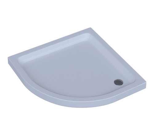 Поддон душевой D-Pol акриловый 1/4 круга 80x80x15 см с ножками и панелью DPA-0000007