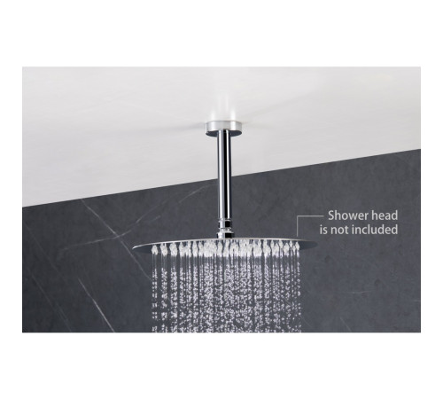 Держатель верхнего душа потолочный Aquanet 150 мм хром AQ2171CR