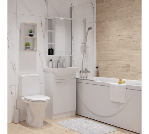 Комплект Тумба напольная Dreja Аттика-50 с умывальником Аттика 50 SET_Аттика-50/Аттика-50