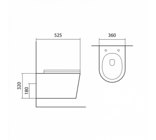 Комплект инсталляции AQUATEK ВЕГА-1905-017 рама INS-0000012 кнопка KDI-0000017 унитаз AQ1905-00