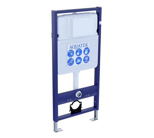 Комплект инсталляции AQUATEK ВЕГА-1905-016 рама INS-0000012 кнопка KDI-0000016 унитаз AQ1905-00 крепеж KKI-0000001