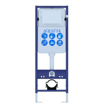Инсталляция для подвесного унитаза Aquatek Standart 37 узкая со звукоизоляционной прокладкой INS-0000017