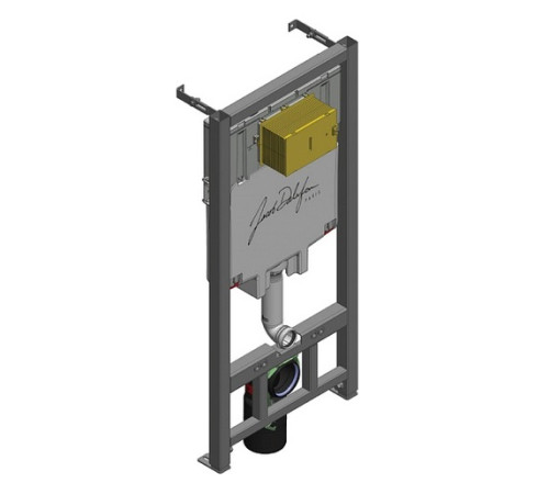 Унитаз с инсталляцией Jacob Delafon сиденье тонкое микролифт клавиша белая E21747RU-00