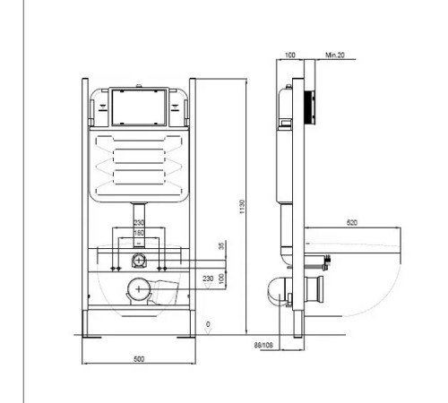 Унитаз с инсталляцией Jacob Delafon Elite сиденье тонкое микролифт панель для двойного смыва хром E21743RU-CP