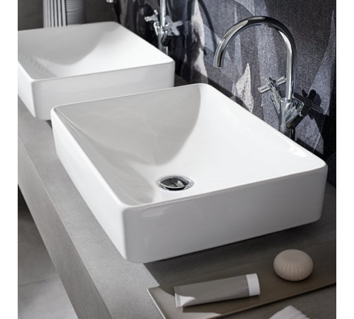 Раковина накладная Geberit VariForm прямоугольная 55х40 см без перелива 500.779.01.2