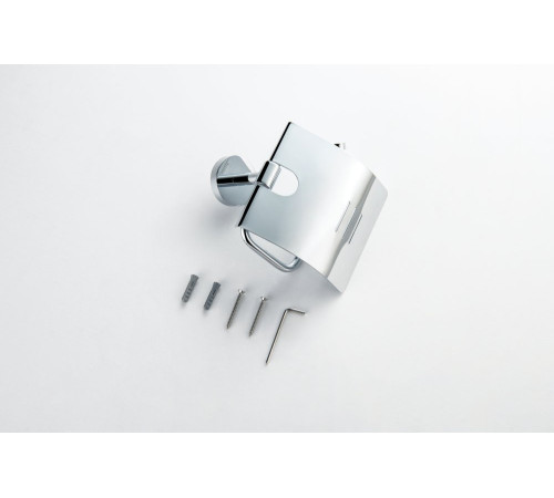 Бумагодержатель с крышкой Aquatek БЕТТА хром AQ4609CR