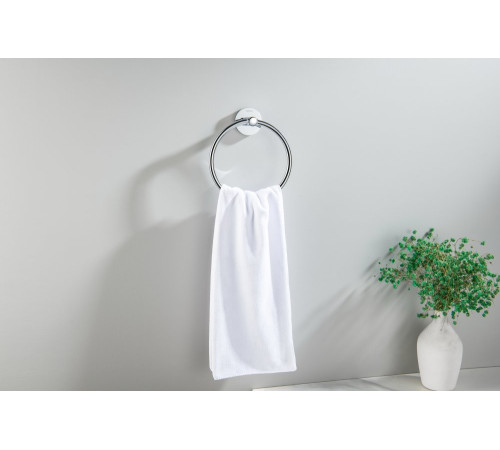 Полотенцедержатель-кольцо Aquatek Оберон хром AQ4212CR