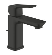 Смеситель для раковины Kludi CUBEO DN 15 размер S с донным клапаном черный матовый 1016942430