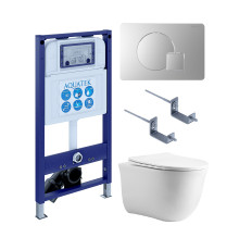 Комплект инсталляции с унитазом 4 в 1 AQUATEK КЛАССИК cm-068