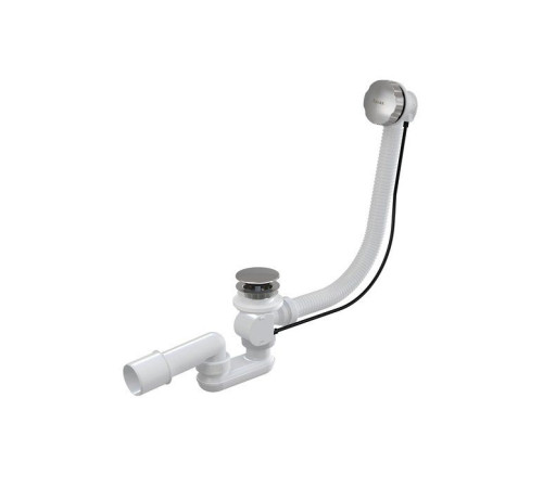 Слив-перелив для ванны Ravak удлиненный 80 см хром X01318