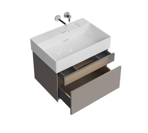 Тумба подвесная Kerama Marazzi Logica 67x46x40.3 см 2 ящика песчаный LOG.70.2\SAN