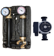 Насосная группа Hoobs 1 ВР х 1 1/2 НР с трехходовым клапаном и насосом UPSO 25-60 HB-21355N-M33-G60