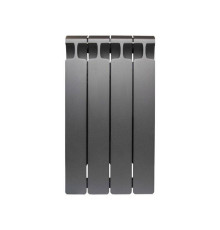 Радиатор биметаллический Rifar Monolit 500 4 секции боковое подключение Титан R-MN-500-04-TI