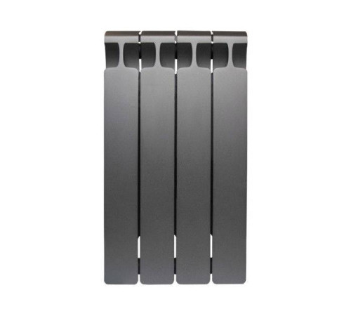 Радиатор биметаллический Rifar Monolit 500 4 секции боковое подключение Титан R-MN-500-04-TI