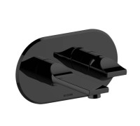 Смеситель для раковины Bossini Apice встраиваемый излив 180 мм черный матовый Z00549.073