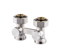 Клапан Н-образный прямой SR Rubinetterie для нижнего подключения 3/4E x 3/4E 0741-2000N0E0