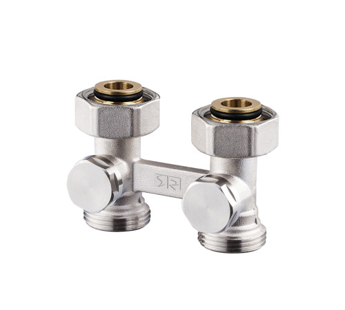 Клапан Н-образный прямой SR Rubinetterie для нижнего подключения 3/4E x 3/4E 0741-2000N0E0