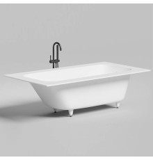 Ванна встраиваемая Salini Orlanda Plus 190х100х60 см S-Sense белый глянцевый 102114G