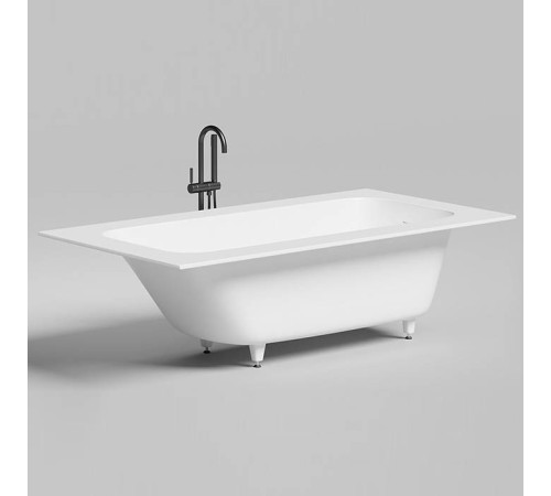 Ванна встраиваемая Salini Orlanda Plus 190х100х60 см S-Sense белый глянцевый 102114G