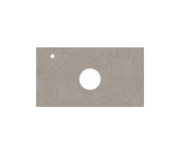 Столешница из керамогранита Kerama Marazzi Magica Риккарди 90 см 1 отверстие серый матовый MA.1.1.SG519920R/90