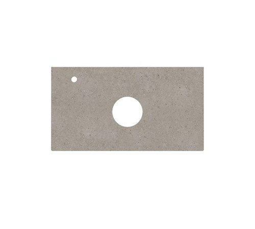 Столешница из керамогранита Kerama Marazzi Magica Риккарди 90 см 1 отверстие серый матовый MA.1.1.SG519920R/90