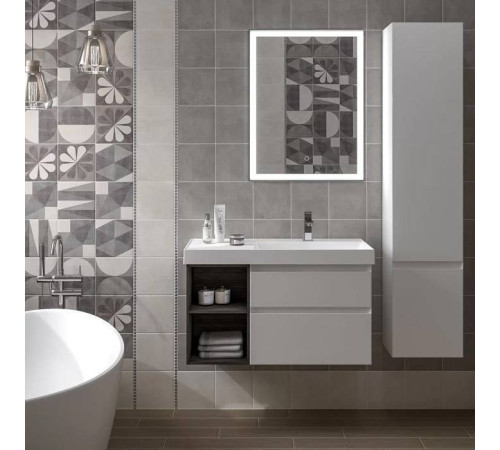 Пенал подвесной Kerama Marazzi Cubo 165 см правый белый матовый CUB.165Rh\WHT.M