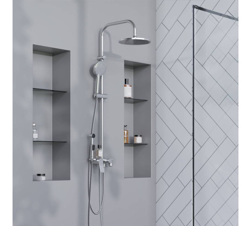 Душевая система AM.PM Jupiter со смесителем-полкой и гигиеническим душем 977770000