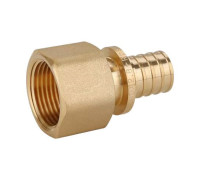 Переходник аксиальный латунный Smart Install 16x2.2 мм - 1/2 ВР 52121S