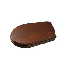 Сиденье для унитаза Kerasan Retro микролифт дерево петли бронза 108640