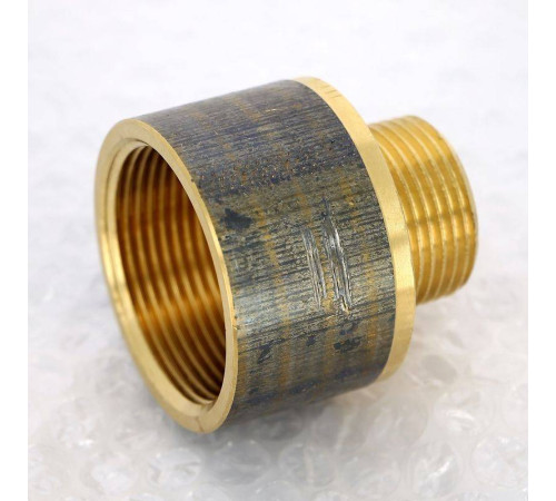 Переходник круглый Viega 1 x 1 1/2 дюйма НВ бронза 650858