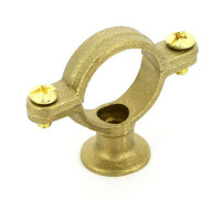 Хомут для труб декоративный Walraven BIS M6 22 мм латунь 0828022