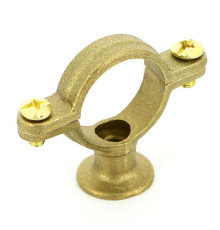 Хомут для труб декоративный Walraven BIS M6 22 мм латунь 0828022