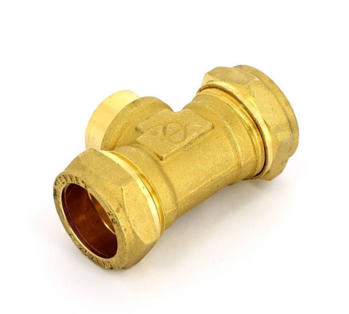 Тройник обжимной с внутренней резьбой Tiemme 28х1/2х28 1000101