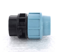 Муфта обжимная Unidelta для труб ПНД с внутренней резьбой 32х1 1004032004