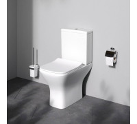 Унитаз-компакт AM.PM Gem безободковый с сиденьем микролифт C908601SC