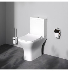 Унитаз-компакт AM.PM Gem безободковый с сиденьем микролифт C908601SC