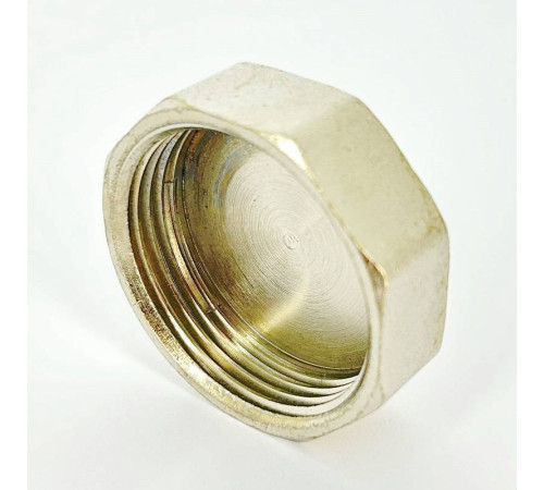 Заглушка латунная LD Pride 1 1/4 ВР никелированная 67.504.32